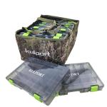 KULPORT Fishing Tackle Bag Fishing Bags for Freshwater Fishing or Saltwater Fishing Non-Slip Shoulder Strap & Suitable for 3700/3600/3500 Tackle Box-Medium