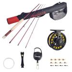 Aventik Whisperer Fly Fishing Rod and Reel Combo, Complete Fishing Starter Kit 7FT 3/4wt, Freshwater Ultra Light Fly Rod with Cordura Rod Case(7'6'' LW3/4 Combo)