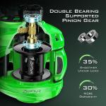 KastKing Zephyr Baitcasting Fishing Reel, Left Handed, Green
