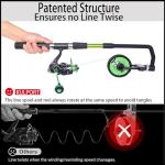 Kulport Fishing Line Spooler, Adjustable line Winder,No Line Twist, Portable for Casting & Spinning and Trolling Reel