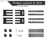 Jorazor Fishing Rod Holder,Fishing Pole Holders for Garage,Rod Holder for 16 Rod and Reel Combos,Vertical Fishing Rod Rack Floor Storage,Fishing Gifts for Men (Gray)