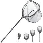 Fishing Net with Telescopic Handle,Durable Landing Net for Freshwater & Saltwater, Foldable Fishing Nets for Fish, 20 lbs Capacity, Rubber Coated Netting, Length 50.7″, Hoop 17.7″ x 15.9″, Depth 14″