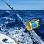 Gomexus Trolling Reel Shark Tuna Tournament Reel Smooth Durable 2 Speed 70lbs 30W 10 Tear Test