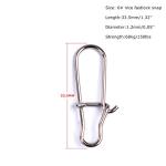 50pcs Fishing Line Slide with 6# Duo-Lock Snap High-Strength Slider, Fish Finder Rig Slides for Fishing, Yellow 1.65inch 150lbs