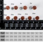 Dr.Fish 50 Pack Bullet Fishing Sinkers Worm Weights Lead Fishing Weights Bass Fishing Sinker Freshwater Texas Carolina Rig Punch Shot 1/8oz