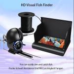 Underwater Fishing Camera, 4.3 Inch LCD and Upgraded HD Lens for Ice Lake Boat Kayak Fishing, Waterproof Fishing Camera Infrared Night Vision Light, Portable Beginner Fish Finder 50ft Cable (Black)