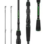 KastKing Zephyr Dual Tip Fishing Rod, Lightweight KastFlex IM6 Graphite Spinning & Casting Rod, Fuji O-Ring Guide, Dual Tips Section for Different Powers, EVA Grip, 7' M & MH Spinning Rod