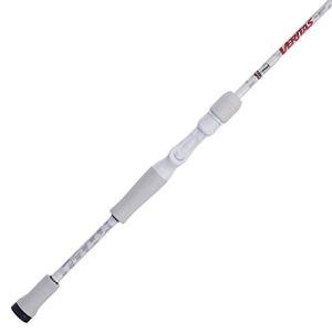 Abu Garcia 6’6” Veritas Casting Fishing Rod, 1-Piece Rod, 8-17lb Line Rating, Medium Rod Power, Fast Action, 1/4-5/8 oz. Lure Rating, White