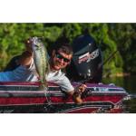 Ugly Stik 5’6” Carbon Spinning Rod, One-Piece, 4-8lb Line Rating, Light Power, Moderate Fast Action, 1/16-1/4 oz. Lure Rating, Red/Black