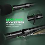 KastKing Zephyr Dual Tip Fishing Rod, Lightweight KastFlex IM6 Graphite Spinning & Casting Rod, Fuji O-Ring Guide, Dual Tips Section for Different Powers, EVA Grip, 7' M & MH Spinning Rod