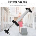 AOKWAWALIY Travel Suitcase Telescopic Handle Luggage Replacement Single Rod Replacement Telescopic Handle Aluminum Luggage Telescopic Handle Telescoping Luggage Handle for Most Luggage
