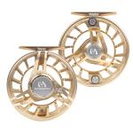 Maxcatch AVID PRO Fly Fishing Reel with CNC-machined Aluminum Body Super Large Arbor Design-3/5, 5/7, 7/9, 9/11 Weights (Gold, 9/11wt)
