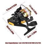 Joyzan Fishing Reel, Spinning Baitcaster Reels Line 3 Bearings Smooth Wire Powerful Cold Water Trolling Baitcasting Gear Freshwater Saltwater Ice Summer Boat Rock Inshore Surf Raft Short Sea Rods