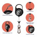 HOOK-EZE Fly Fishing Zinger Retractor for Anglers Vest, Pack of 3 - Fishing Gear and Equipment for Nippers, Forceps, Fly Float Ant, Belt Loops & Backpack