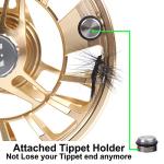 Maxcatch AVID PRO Fly Fishing Reel with CNC-machined Aluminum Body Super Large Arbor Design-3/5, 5/7, 7/9, 9/11 Weights (Gold, 9/11wt)