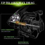 YONGZHI Bulnt Fishing Reels,13+1BB Light Weight and Ultra Smooth Powerful Spinning Reels for Saltwater and Freshwater Fishing-1000G