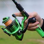 YONGZHI Bulnt Fishing Reels,13+1BB Light Weight and Ultra Smooth Powerful Spinning Reels for Saltwater and Freshwater Fishing-1000G