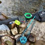 Sougayilang Standard Fly Fishing Combo Starter Kit, 5/6 Weight 9' Fly Rod with SuperPolymer Handle, Accessories, Carrying Case, Fly Box Case & Fishing Flies- Blue