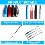 Lianup Fish Hook Remover Tool,Fishing Hook Quick Removal Device,Fishing Gear Security Extractor Equipment Kits for Adult,Hook Extractor Accessories Tools with Storage Tube,4Pcs Multi