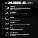 Trout Magnet Leland's Lures S.O.S. Fishing Line, Fishing Equipment and Accesories, 350 yd, 4 lb Test, (87665)