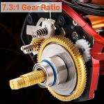 Sougayilang Baitcasting Reel 18LB Carbon Fiber Drag Baitcasters Unequaled Affordable High-tech Innovation Baitcast Fishing Reels - Orange -Right Handed
