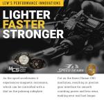 Lew's Laser MG Speed Spool SLP Baitcast Fishing Reel, Graphite Frame, Premium 8 Stainless Steel Ball Bearings