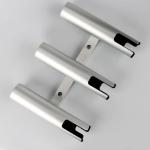 Marinebaby Fishing Boat Rod Holder Aluminum,3 Link Tube Aluminum Rod Rack, Suit Boats & Yacht