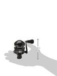 Zebco Omega Pro Spincast Fishing Reel, 7 Bearings (6 + Clutch), Instant Anti-Reverse with a Smooth Triple-Cam, Dial-Adjustable Disk Drag, Powerful All-Metal Gears, Spare Spool, Size 20,Black