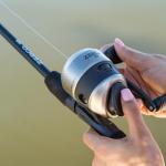 Zebco 33 Spincast Reel and Fishing Rod Combo, 6-Foot 2-Piece Fiberglass Rod with EVA Handle, Quickset Anti-Reverse Fishing Reel with Bite Alert, Silver/Black, 30