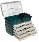 Plano 4-Drawer Tackle Box Green Metallic/Silver ,One Size