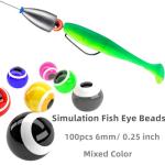 DAMIDEL 161Pcs/Box Worm Fishing Sinker Weights Kit with Soft Plastic Core（20g,14g,10g,7g,5g,3.5g Mixed, 61Pcs Bullet Lead Fishing Weights, 100 Pcs Eye Beads Bait, Don't Hurt Line Texas Rig
