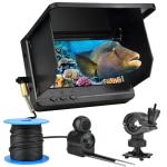 Fish Finder,Underwater Fishing Camera Equipped with Infrared Night Vision Function, IP67 Waterproof, and ice Fishing Camera a Portable Fish Finder, in Rivers, Lakes, Kayaks and Boats.