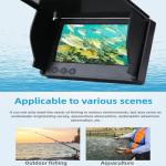 Fish Finder,Underwater Fishing Camera Equipped with Infrared Night Vision Function, IP67 Waterproof, and ice Fishing Camera a Portable Fish Finder, in Rivers, Lakes, Kayaks and Boats.