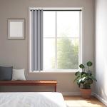 QINGYUN Black Tension Curtain Rod 28 to 48 Inch Spring Rod No Drilling Adjustable Shower Curtain Rod for Windows, Bathrooms, Closet, Kitchen