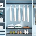 QINGYUN Black Tension Curtain Rod 28 to 48 Inch Spring Rod No Drilling Adjustable Shower Curtain Rod for Windows, Bathrooms, Closet, Kitchen