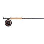 PENN Fishing Battle Fly Reel and Fishing Rod Outfit Combo, Black, 10wt (BTLFLY10WT90)