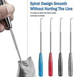 Fish Hook Remover Tool, Fishing Hook Quick Removal Descending Device, Fishing Gear Security Equipment Kits for Adult, Hook Extractor Accessories Detacher Tools with 4PCS Storage Tube