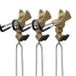 GOLDEAL 2pcs Rod Holders for Bank Fishing, Universal Fishing Rod Rack Stand, 360 Adjustable (2 Pack)