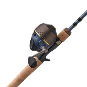 Pflueger 6'6" President Spincast Reel and Rod Combo, Medium, 2-Piece Graphite Rod, Size 10 Reel, Aluminum Spool