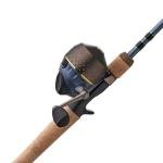 Pflueger 6'6" President Spincast Reel and Rod Combo, Medium, 2-Piece Graphite Rod, Size 10 Reel, Aluminum Spool