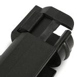 HiUmi Adjustable Black Fishing Rod Holder for Boat Kayak Swivel Side Mount Kits Tackle (RH40-2Pack)