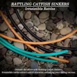 VMSIXVM Dragging Weights for Catfish, No Snag Sinker Drag Drift Fishing Weight for Bottom Bouncing, Trolling, Drifting, Snagless Catfishing Sinker Tackle Gear and Equipment