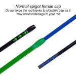 Sougayilang Fishing Rods Ultra-Sensitive Carbon Casting Rods Blanks with Comfort EVA Grip Rod Handle 2 Pieces Trout Rod