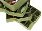 Flambeau Outdoors NextGen 6/0 Large Tackle Box, 6 Pivot Trays, 32 Compartments, Advanced Tackle Storage Organizer, Green