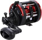 Sougayilang Trolling Reel Level Wind Conventional Reel Graphite Body Fishing Reel, Durable Stainless-Steel, Large Line Capacity-DTR30 Left Handle