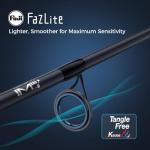 KastKing Verus Performance Spinning & Casting Fishing Rod with Extra Tip, Lightweight KastFlex IM6 Graphite, FazLite Rings Guides, EVA Grip, PTS Power Transition System, Spin, 6'6", M