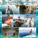 Portable Sonar Alarm Fish Finder with Sonar Transducer and LCD Display, for Kayak Fishing Boat Fishing Ice Fishing