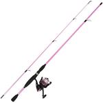 Fishing Rod and Reel Combo - Strike Series Medium Action 78-Inch Spinning Reel Pole - Fishing Gear for Bass, Trout, and Lake by Wakeman (Hot Pink)