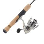 Pflueger Trion Spinning Reel and Fenwick HMG Ice Fishing Rod Combo, 27" - Medium