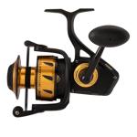 PENN Spinfisher VI Spinning Nearshore/Offshore Fishing Reel, HT-100 Front Drag, Max of 40lb | 18.1kg, Made with an All-Metal Reel Body and Spool Design, Black Gold
